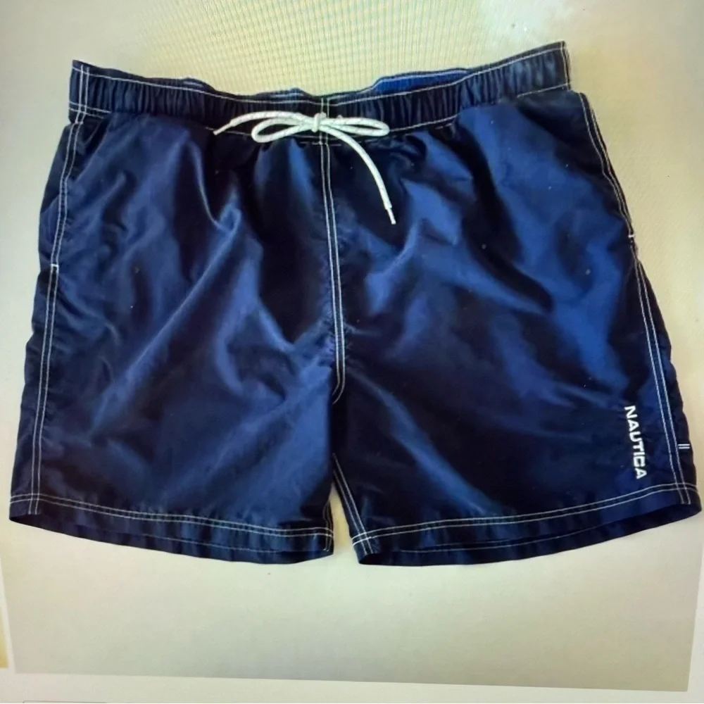 Nautica Men's Navy‎ Swim Shorts quick dry